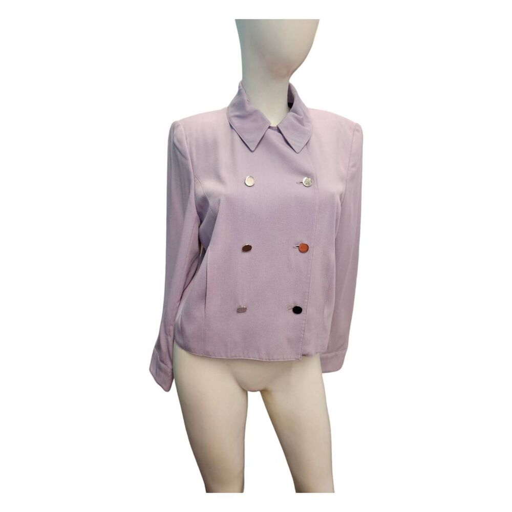 Andrea Viccaro Purple Blazer size 12P NEW TAGS